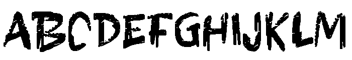 Qaokira Font UPPERCASE