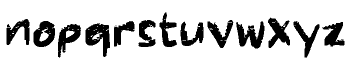 Qaokira Font LOWERCASE