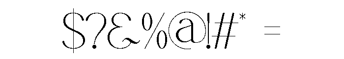 Qariga Font OTHER CHARS