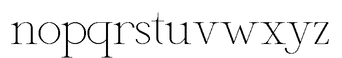 Qariga Font LOWERCASE