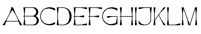 Qarino Font UPPERCASE