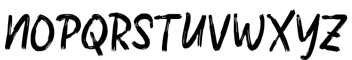 Qarodra Script Font UPPERCASE