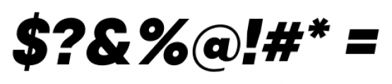 Qanelas Black Italic Font OTHER CHARS