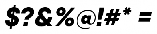 Qanelas Extra Bold Italic Font OTHER CHARS