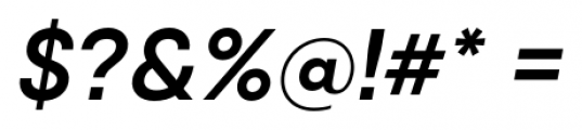 Qanelas Semi Bold Italic Font OTHER CHARS