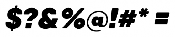 Qanelas Soft Heavy Italic Font OTHER CHARS