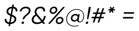Qanelas Soft Italic Font OTHER CHARS