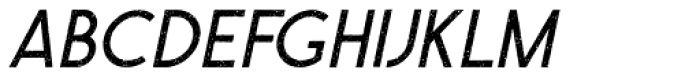 QARVIC Grunge Italic Font UPPERCASE