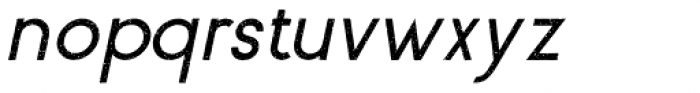 QARVIC Grunge Italic Font LOWERCASE