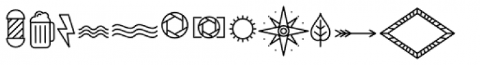 QARVIC Icon Font UPPERCASE