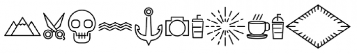 QARVIC Icon Font LOWERCASE