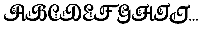 Qadimah Font UPPERCASE