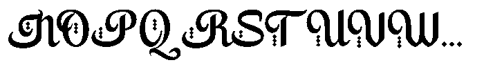 Qadimah Font UPPERCASE
