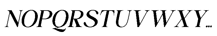 Qaffiso Italic Font UPPERCASE