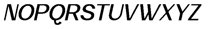 Qafine Italic Font UPPERCASE
