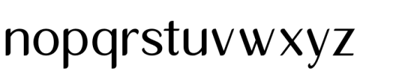 Qafinte Regular Font LOWERCASE