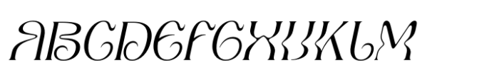 Qaila Italic Font UPPERCASE