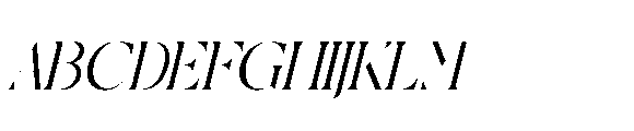 Qaisar  Italic Font UPPERCASE