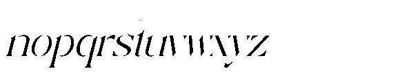 Qaisar  Italic Font LOWERCASE