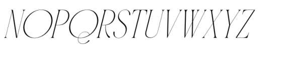 Qalderon Italic Font UPPERCASE