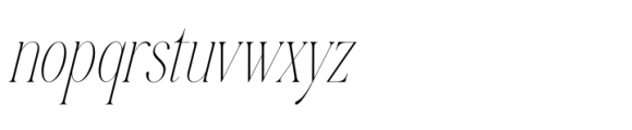 Qalderon Italic Font LOWERCASE