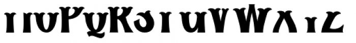 Qallegro Vintage Down Font UPPERCASE