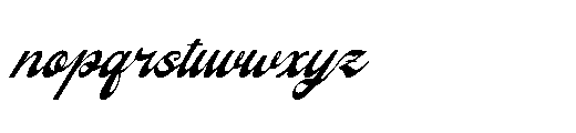 Qalliony Italic Font LOWERCASE