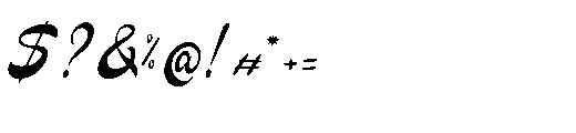 Qalliony Regular Font OTHER CHARS