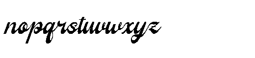 Qalliony Regular Font LOWERCASE