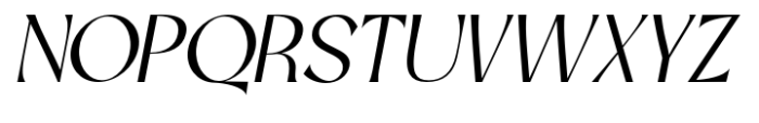 Qallisa Italic Font UPPERCASE