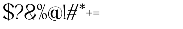 Qallisa Regular Font OTHER CHARS