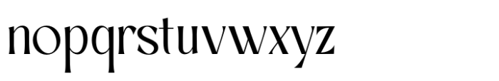 Qallisa Regular Font LOWERCASE