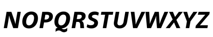 Qamari Sans Bold Oblique Font UPPERCASE