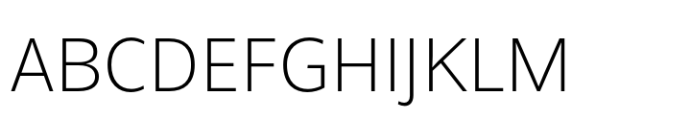 Qamari Sans Extra Light Font UPPERCASE