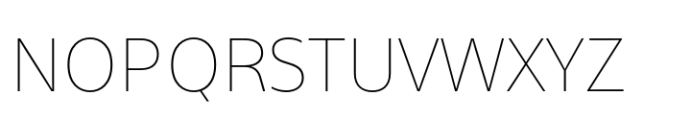 Qamari Sans Thin Font UPPERCASE