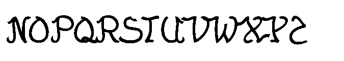 Qamarina Font UPPERCASE