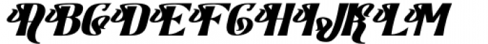 Qamassan Bold Italic Font UPPERCASE