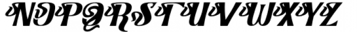Qamassan Medium Italic Font UPPERCASE