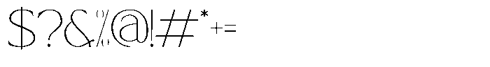 Qamora Font OTHER CHARS