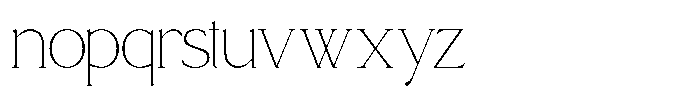 Qamora Font LOWERCASE