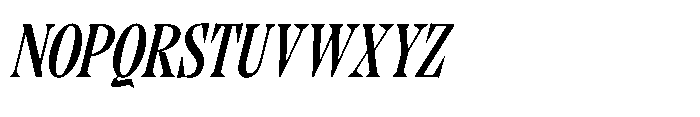 Qandera Italic Font UPPERCASE