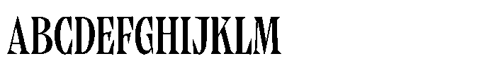 Qandera Regular Font UPPERCASE