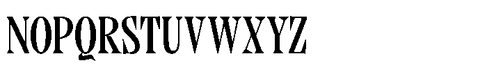 Qandera Regular Font UPPERCASE