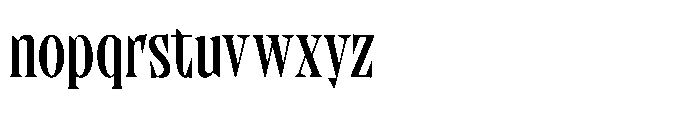 Qandera Regular Font LOWERCASE