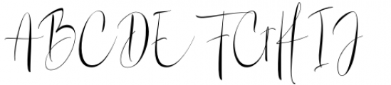 Qanthorely Castigra Regular Font UPPERCASE