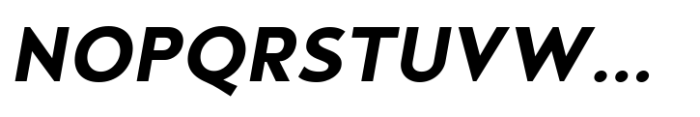 Qargeo Bold Italic Font UPPERCASE
