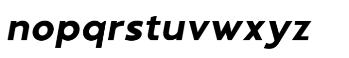 Qargeo Bold Italic Font LOWERCASE