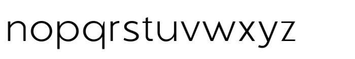 Qargeo Extra Light Font LOWERCASE