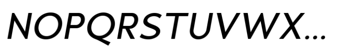 Qargeo Italic Font UPPERCASE