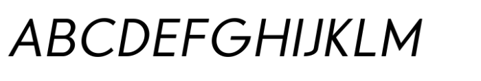 Qargeo Light Italic Font UPPERCASE